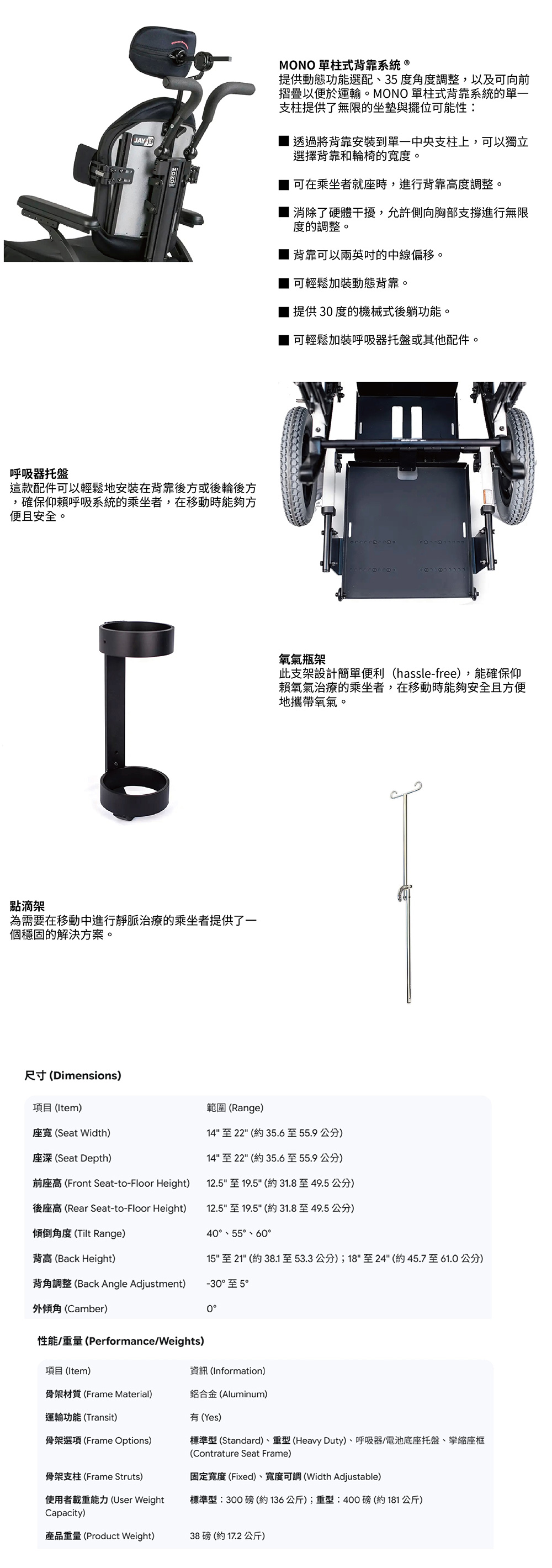 Quickie IRIS智慧空中傾倒特製輪椅